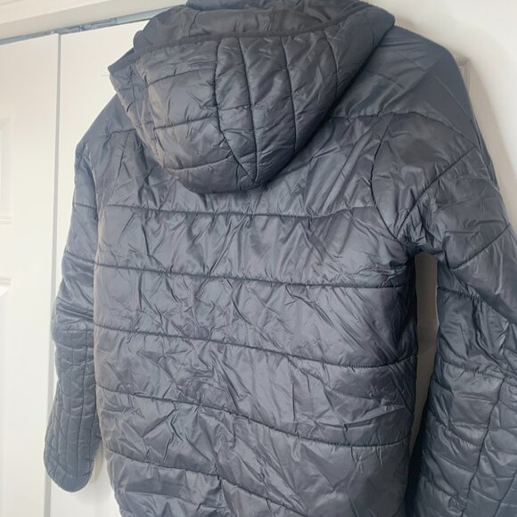 Puma Mens black Quilted Hooded Jacket - Picture 5 of 9